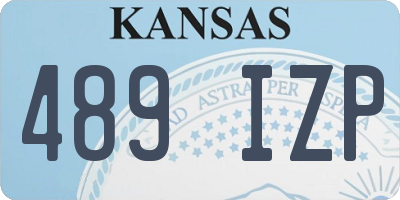 KS license plate 489IZP