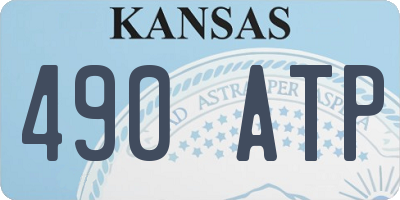 KS license plate 490ATP