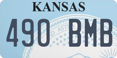 KS license plate 490BMB
