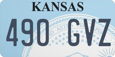 KS license plate 490GVZ