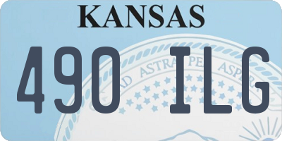 KS license plate 490ILG