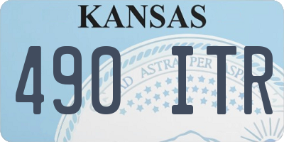 KS license plate 490ITR
