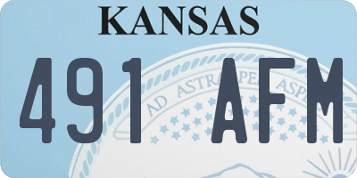 KS license plate 491AFM