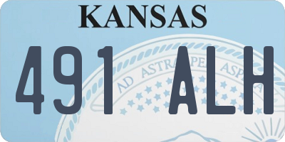 KS license plate 491ALH