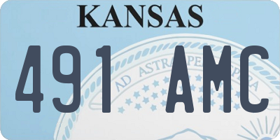 KS license plate 491AMC