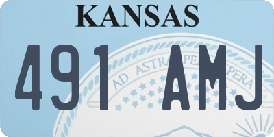 KS license plate 491AMJ