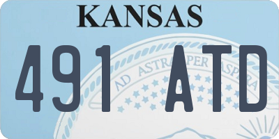 KS license plate 491ATD