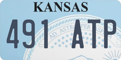 KS license plate 491ATP