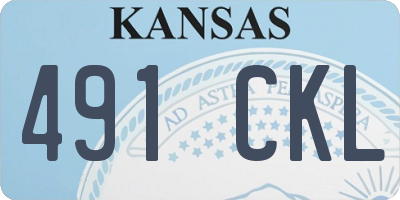KS license plate 491CKL