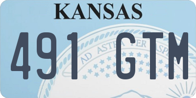 KS license plate 491GTM