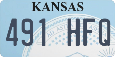 KS license plate 491HFQ