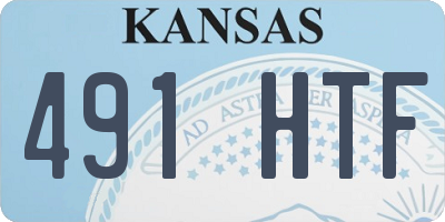 KS license plate 491HTF