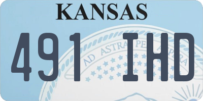 KS license plate 491IHD