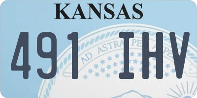 KS license plate 491IHV