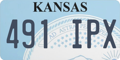 KS license plate 491IPX