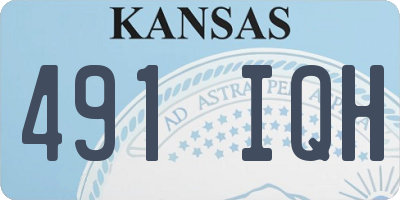 KS license plate 491IQH
