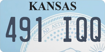 KS license plate 491IQQ