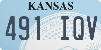 KS license plate 491IQV