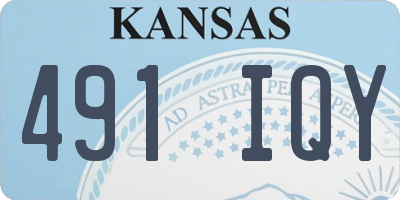 KS license plate 491IQY