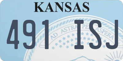 KS license plate 491ISJ