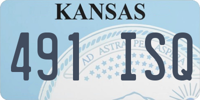 KS license plate 491ISQ