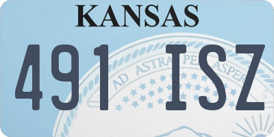KS license plate 491ISZ