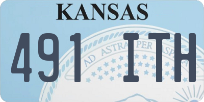 KS license plate 491ITH