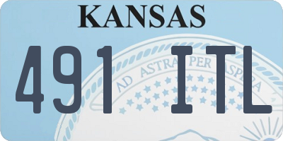 KS license plate 491ITL