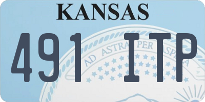 KS license plate 491ITP