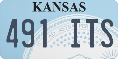 KS license plate 491ITS