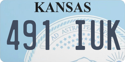 KS license plate 491IUK