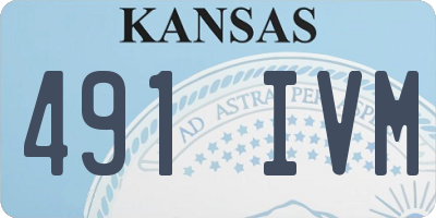 KS license plate 491IVM
