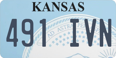 KS license plate 491IVN