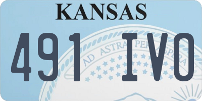 KS license plate 491IVO