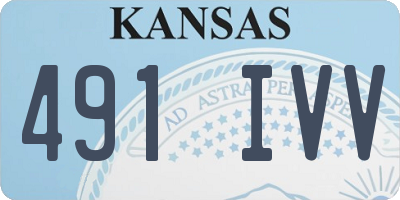 KS license plate 491IVV