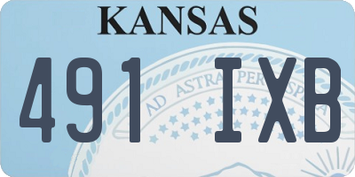 KS license plate 491IXB