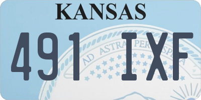 KS license plate 491IXF