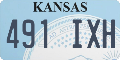 KS license plate 491IXH