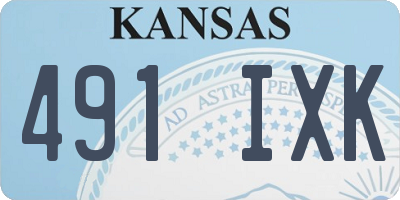 KS license plate 491IXK
