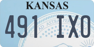 KS license plate 491IXO
