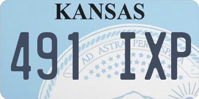 KS license plate 491IXP