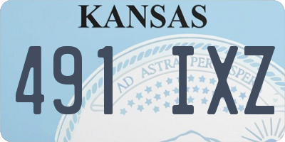 KS license plate 491IXZ