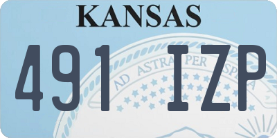 KS license plate 491IZP