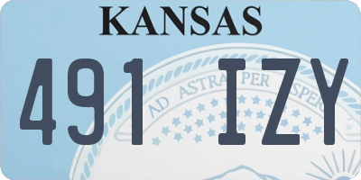KS license plate 491IZY