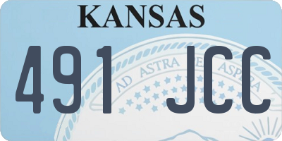 KS license plate 491JCC