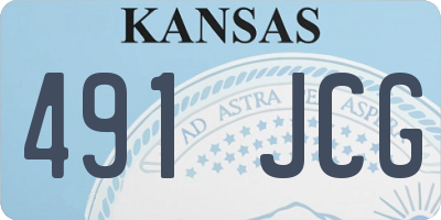 KS license plate 491JCG