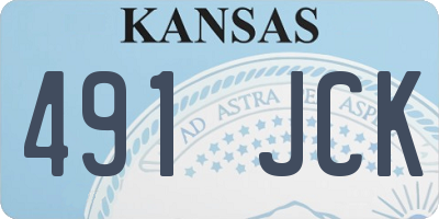 KS license plate 491JCK