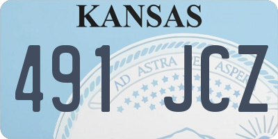 KS license plate 491JCZ