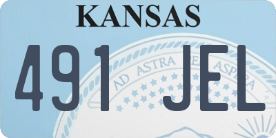 KS license plate 491JEL