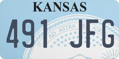 KS license plate 491JFG